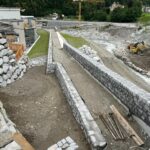 Bondo II - Costruzione nuovo ponte Punt - Promontogno - Bregaglia